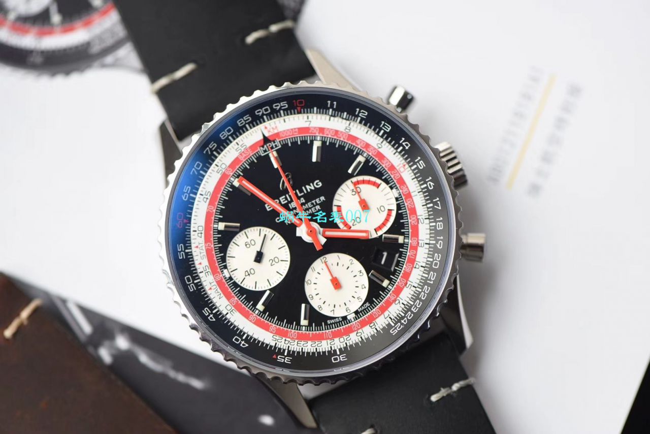【V9厂官网复刻手表】百年灵航空计时1 B01计时腕表高仿43SWISSAIR瑞士航空特别版系列 AB01211B1B1X1腕表 / BL132
