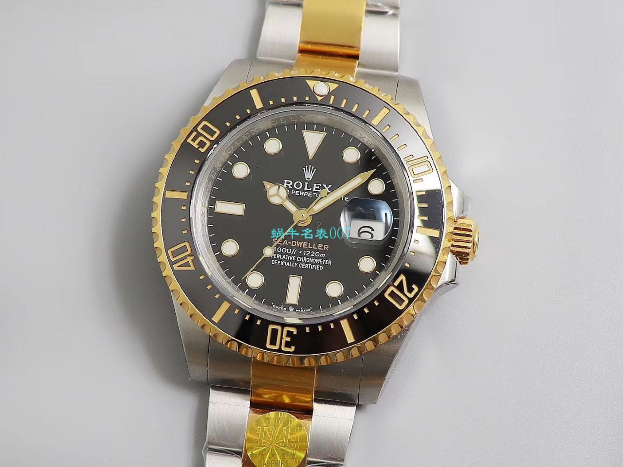 【D1厂最强包金王单黄复刻高仿表】劳力士海使型系列m126603-0001腕表 / R527