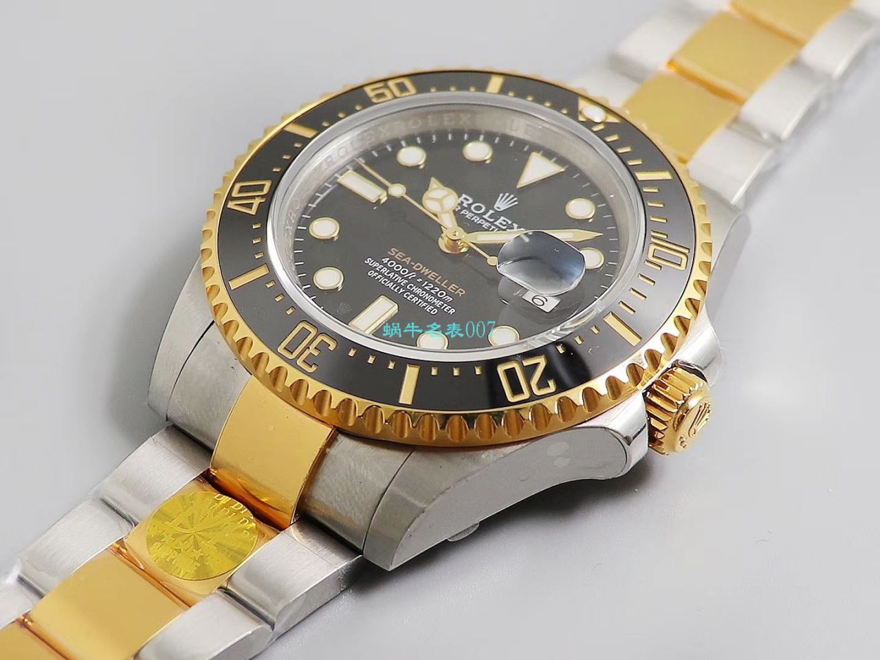 【D1厂最强包金王单黄复刻高仿表】劳力士海使型系列m126603-0001腕表 / R527
