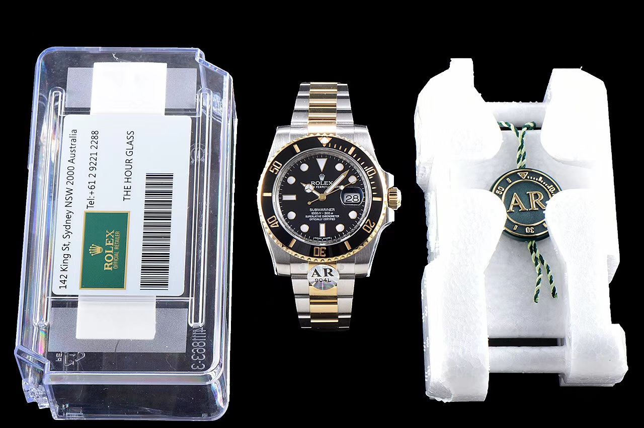 【AR厂官网超A高仿V3版本】劳力士潜航者型系列116613LB-97203，116613-LN-97203间金蓝黑腕表 / R258