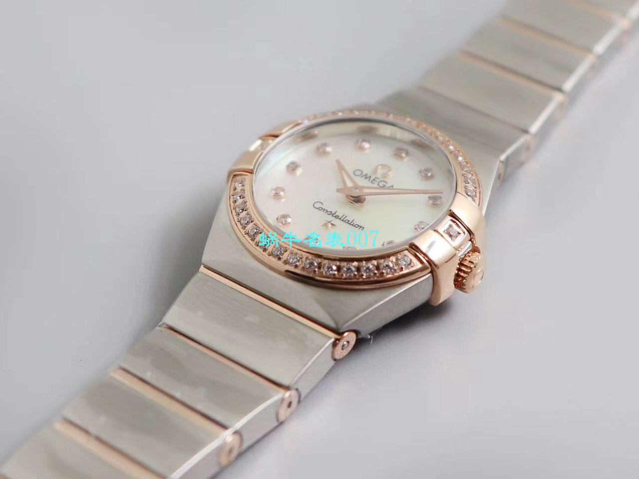 【8848厂官网复刻表】欧米茄女装星座小号24/27mm 超级版本2粒南非真钻镶嵌字面 / M661