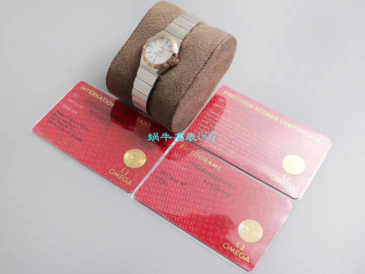 【8848厂官网复刻表】欧米茄女装星座小号24/27mm 超级版本2粒南非真钻镶嵌字面 / M661