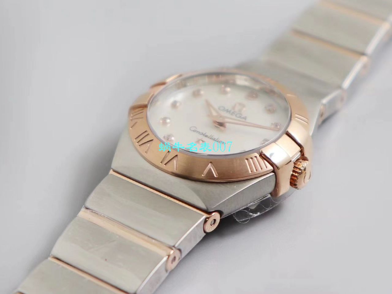 【8848厂官网复刻表】欧米茄女装星座小号24/27mm 超级版本2粒南非真钻镶嵌字面 / M661