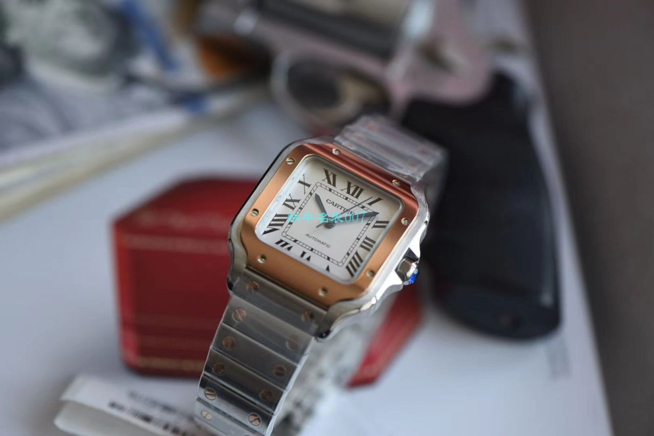 【V6厂官网超A高仿手表】卡地亚山度士系列W2SA0007（中号）腕表 / K239
