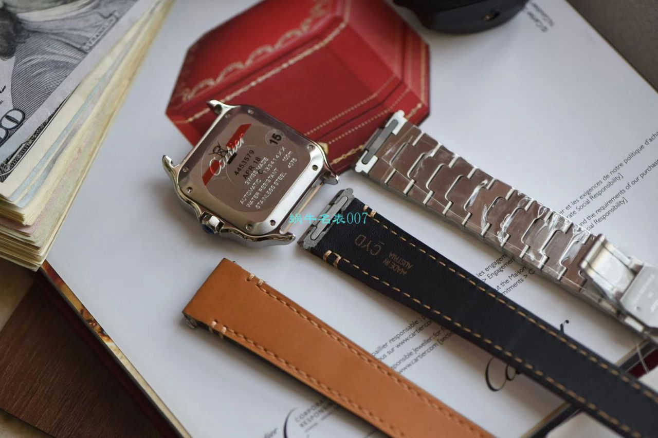 【V6厂官网超A高仿手表】卡地亚山度士系列W2SA0007（中号）腕表 / K239