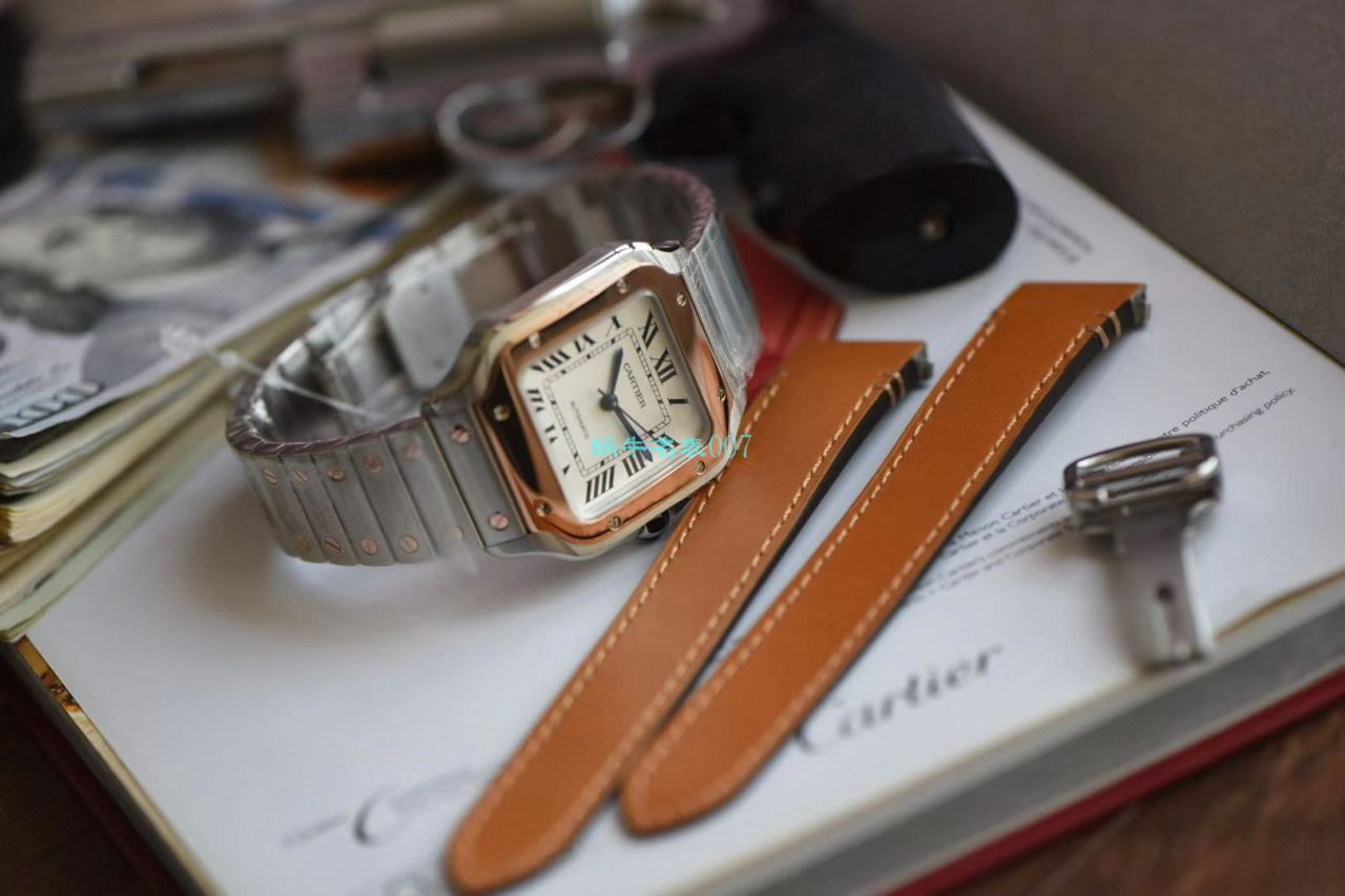 【V6厂官网超A高仿手表】卡地亚山度士系列W2SA0007（中号）腕表 / K239