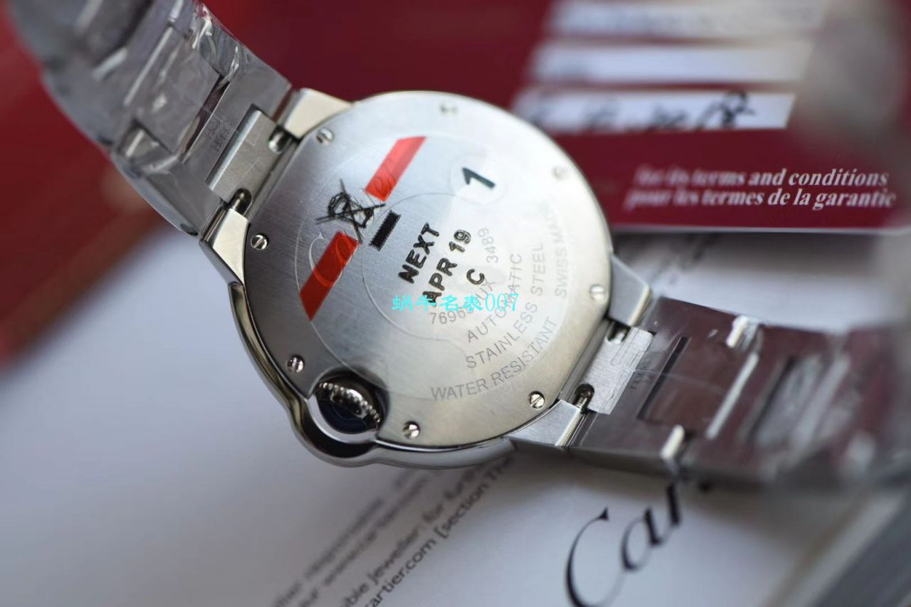 【V6厂顶级复刻高仿7K版手表】卡地亚33毫米超级副本蓝气球女装W6920071腕表 / K262