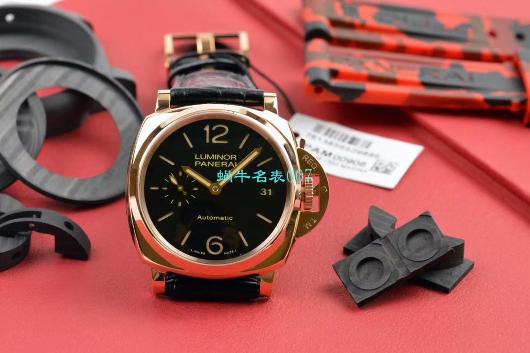 【VS厂Panerai复刻表】沛纳海LUMINOR DUE高仿系列PAM00908腕表 
