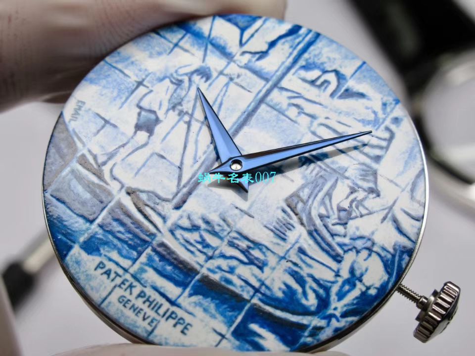 FL厂真微绘珐琅工艺复刻高仿表百达翡丽5089G-061《太加斯河上垂钓》、5089G-062《一天的收货》 / BD263