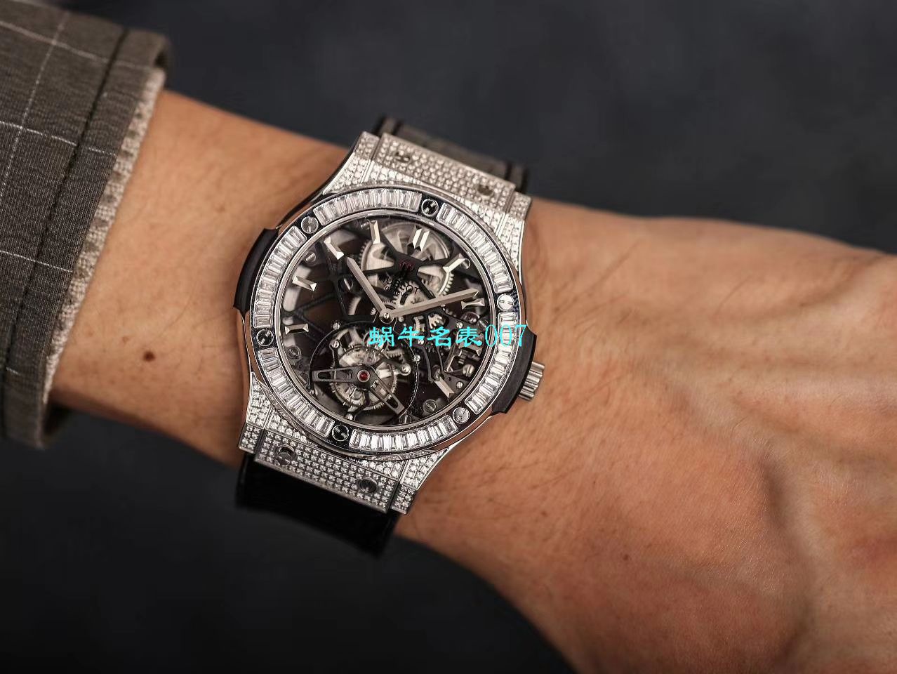 JB厂宇舶经典融合陀飞轮复刻高仿表505 OX 0180 LR 0904，505.OX.0180.LR.1904，505.OX.0180.LR，505.TX.0170.LR腕表 / YUB077