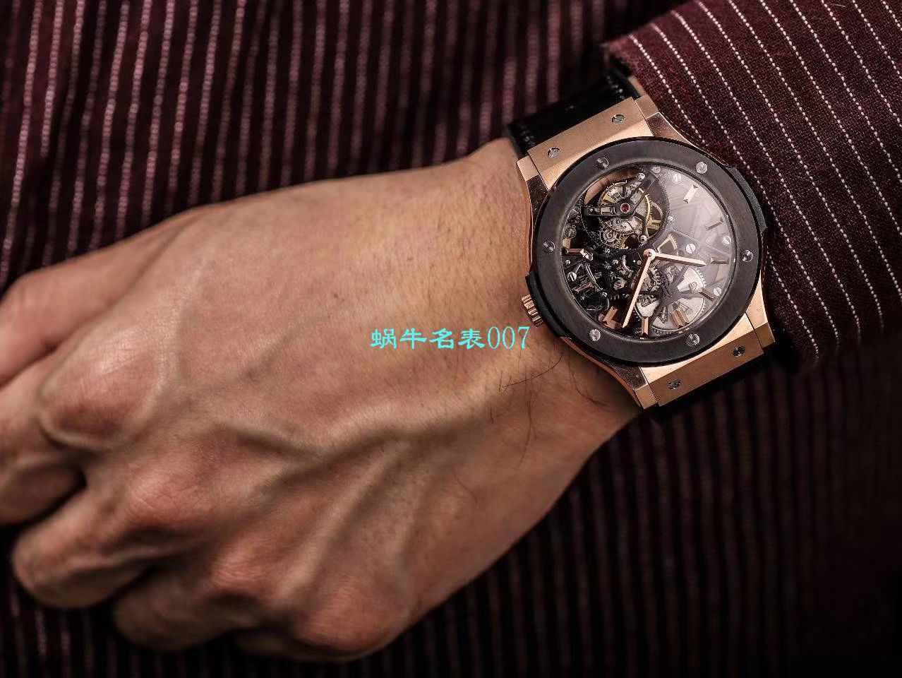 JB厂宇舶经典融合陀飞轮复刻高仿表505 OX 0180 LR 0904，505.OX.0180.LR.1904，505.OX.0180.LR，505.TX.0170.LR腕表 / YUB077