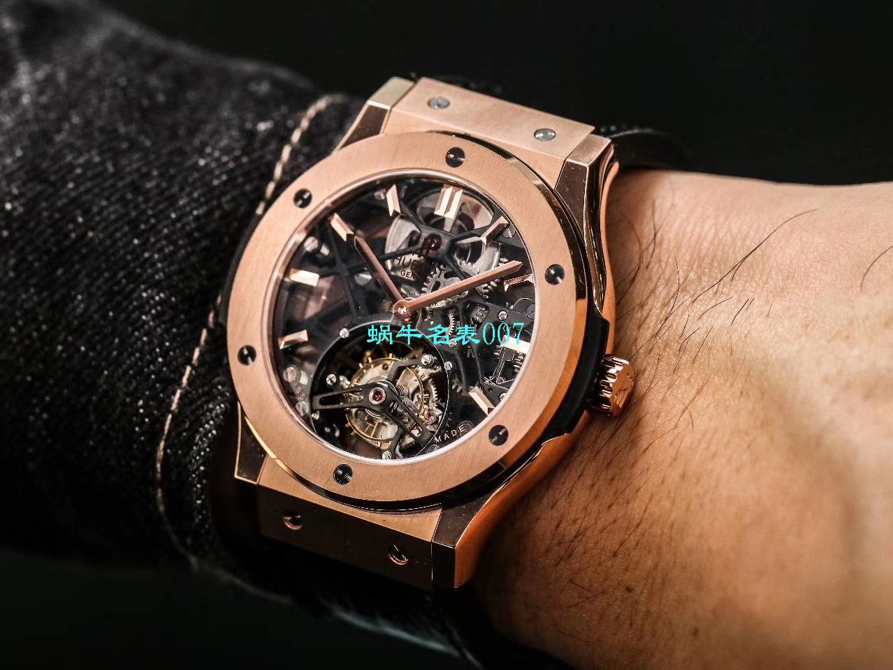 JB厂宇舶经典融合陀飞轮复刻高仿表505 OX 0180 LR 0904，505.OX.0180.LR.1904，505.OX.0180.LR，505.TX.0170.LR腕表 / YUB077