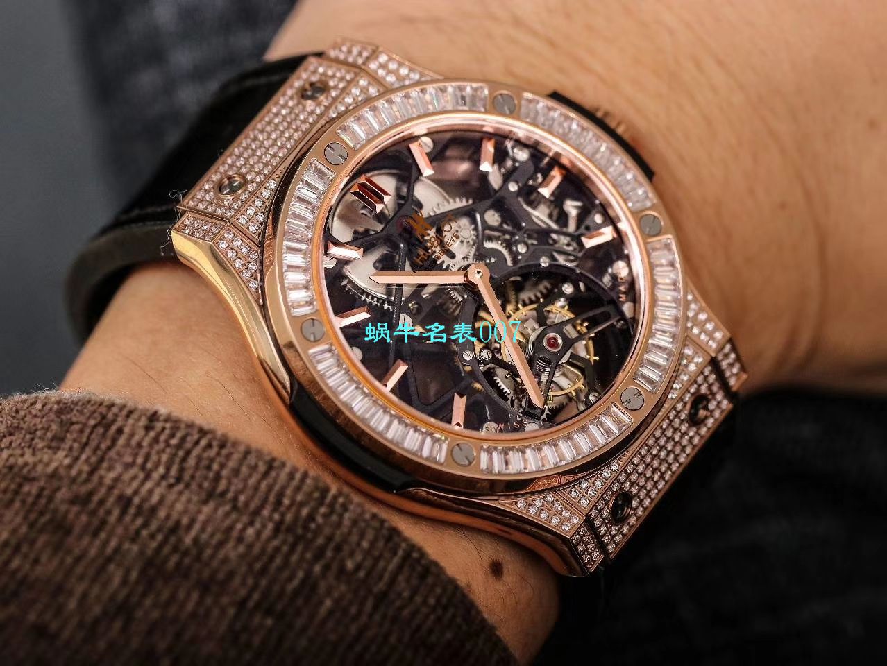 JB厂宇舶经典融合陀飞轮复刻高仿表505 OX 0180 LR 0904，505.OX.0180.LR.1904，505.OX.0180.LR，505.TX.0170.LR腕表 / YUB077