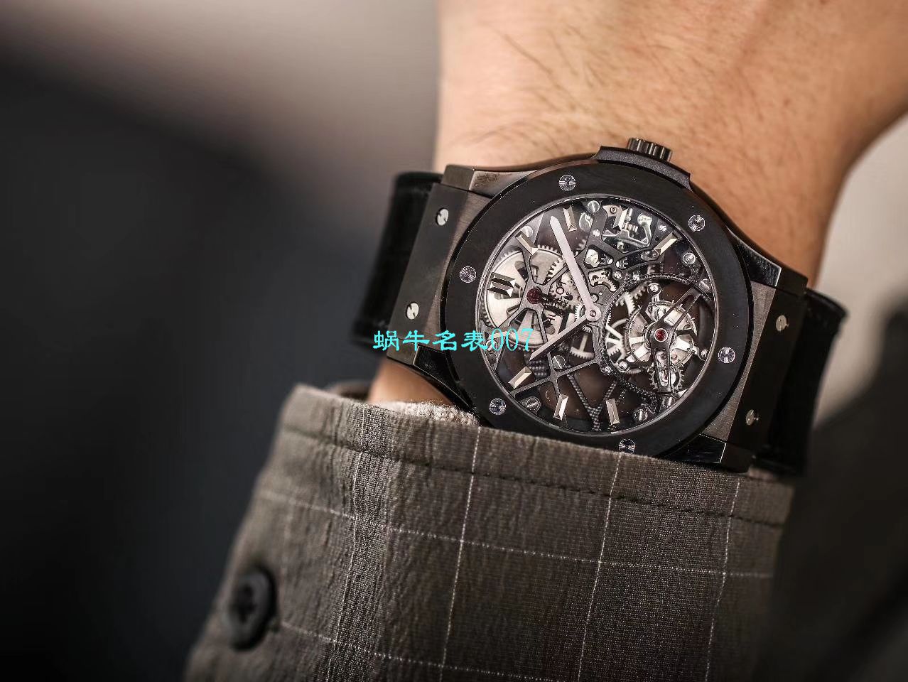 JB厂宇舶经典融合陀飞轮复刻高仿表505 OX 0180 LR 0904，505.OX.0180.LR.1904，505.OX.0180.LR，505.TX.0170.LR腕表 / YUB077