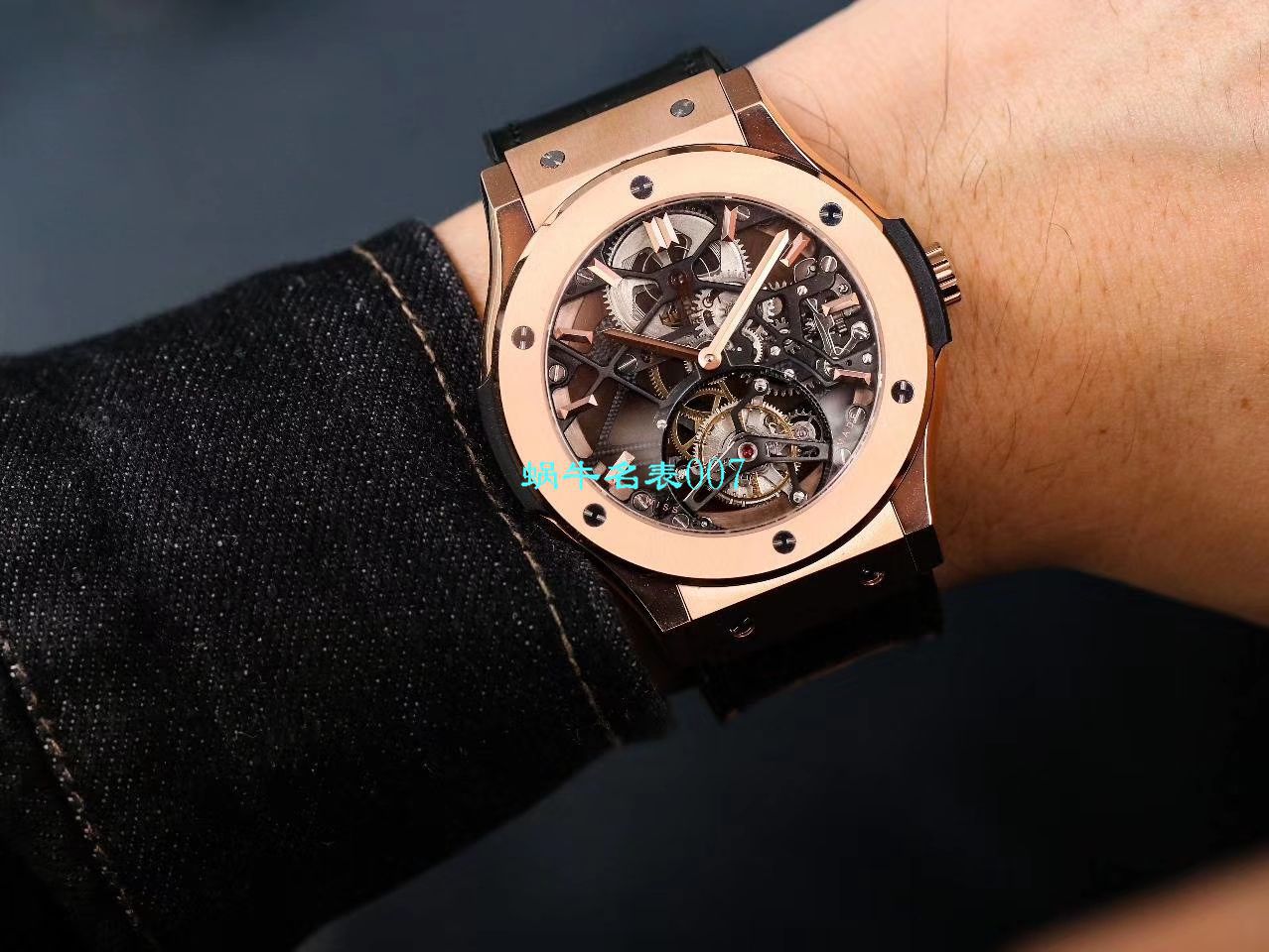 JB厂宇舶经典融合陀飞轮复刻高仿表505 OX 0180 LR 0904，505.OX.0180.LR.1904，505.OX.0180.LR，505.TX.0170.LR腕表 / YUB077
