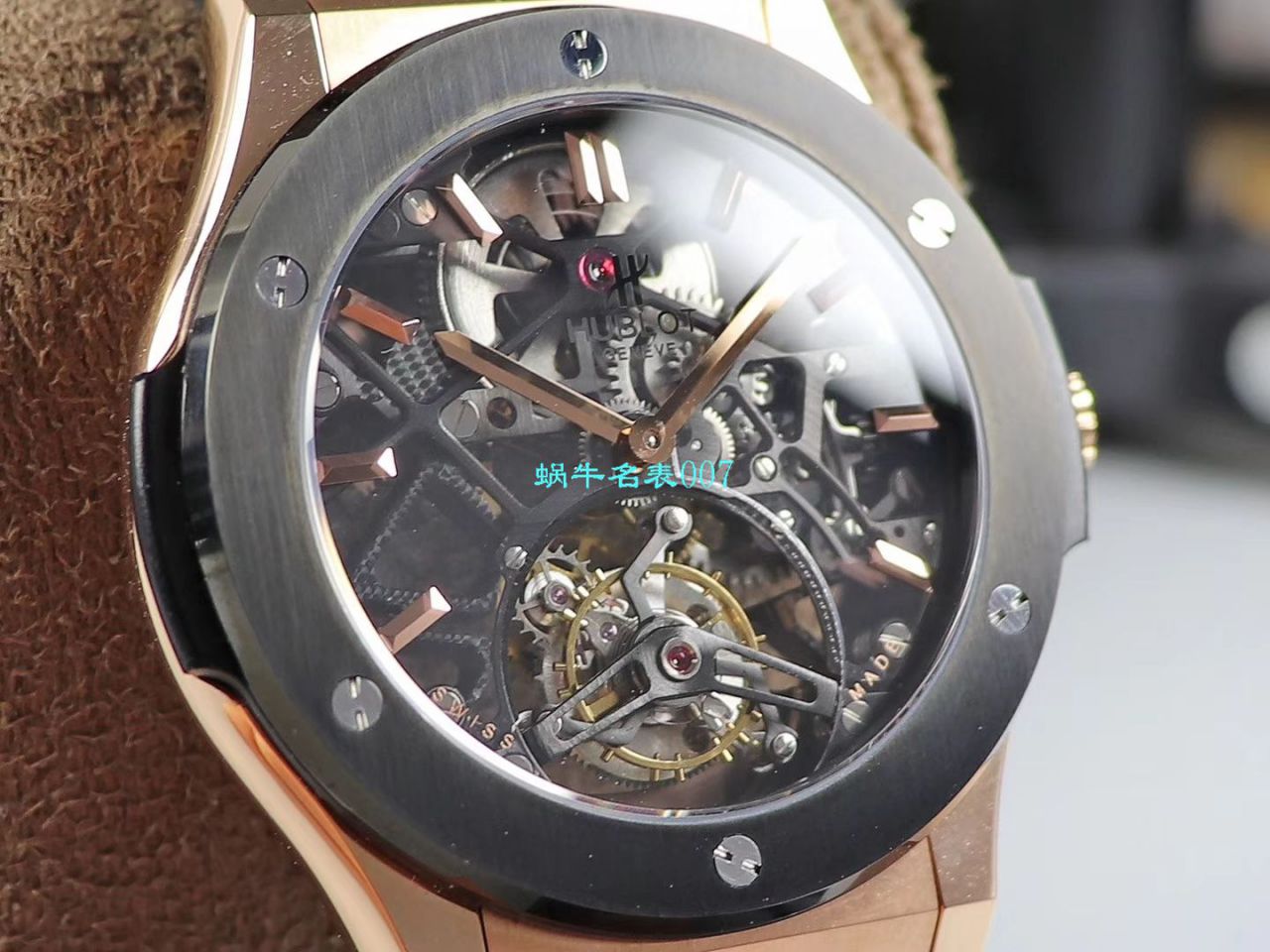 JB厂宇舶经典融合陀飞轮复刻高仿表505 OX 0180 LR 0904，505.OX.0180.LR.1904，505.OX.0180.LR，505.TX.0170.LR腕表 / YUB077