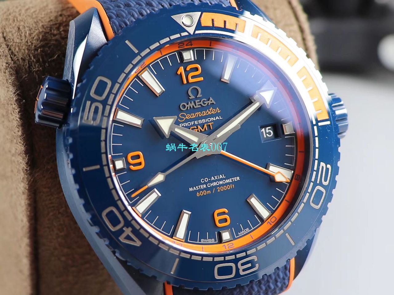VS厂碧海之蓝欧米茄海马GMT海洋宇宙45.5毫米顶级复刻高仿215.92.46.22.03.001腕表 / M669