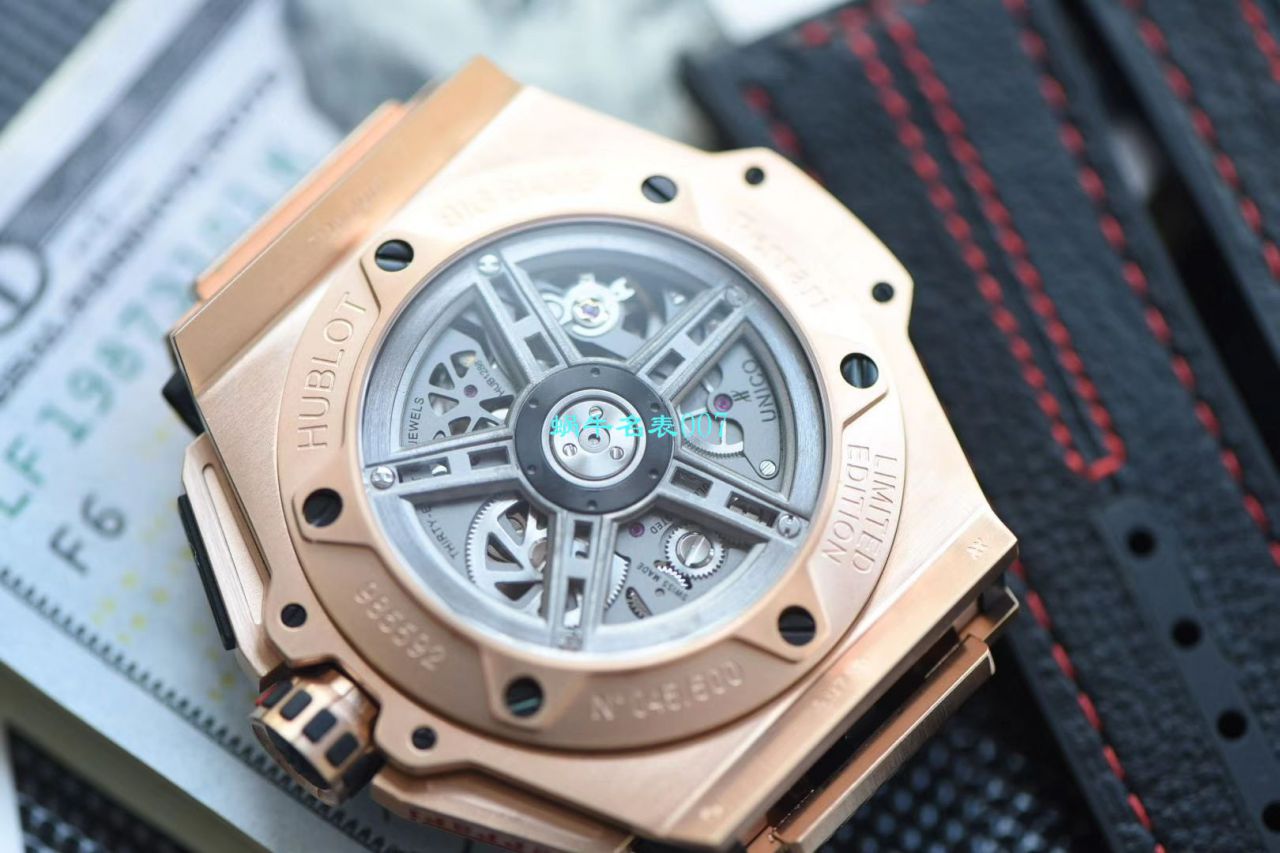 V6厂王金降临顶级复刻宇舶法拉利Hublot  Ferrari Titanium F7系列401.OQ.0123.VR腕表 / YUB078V6