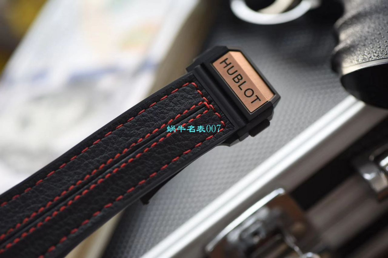 V6厂王金降临顶级复刻宇舶法拉利Hublot  Ferrari Titanium F7系列401.OQ.0123.VR腕表 / YUB078V6