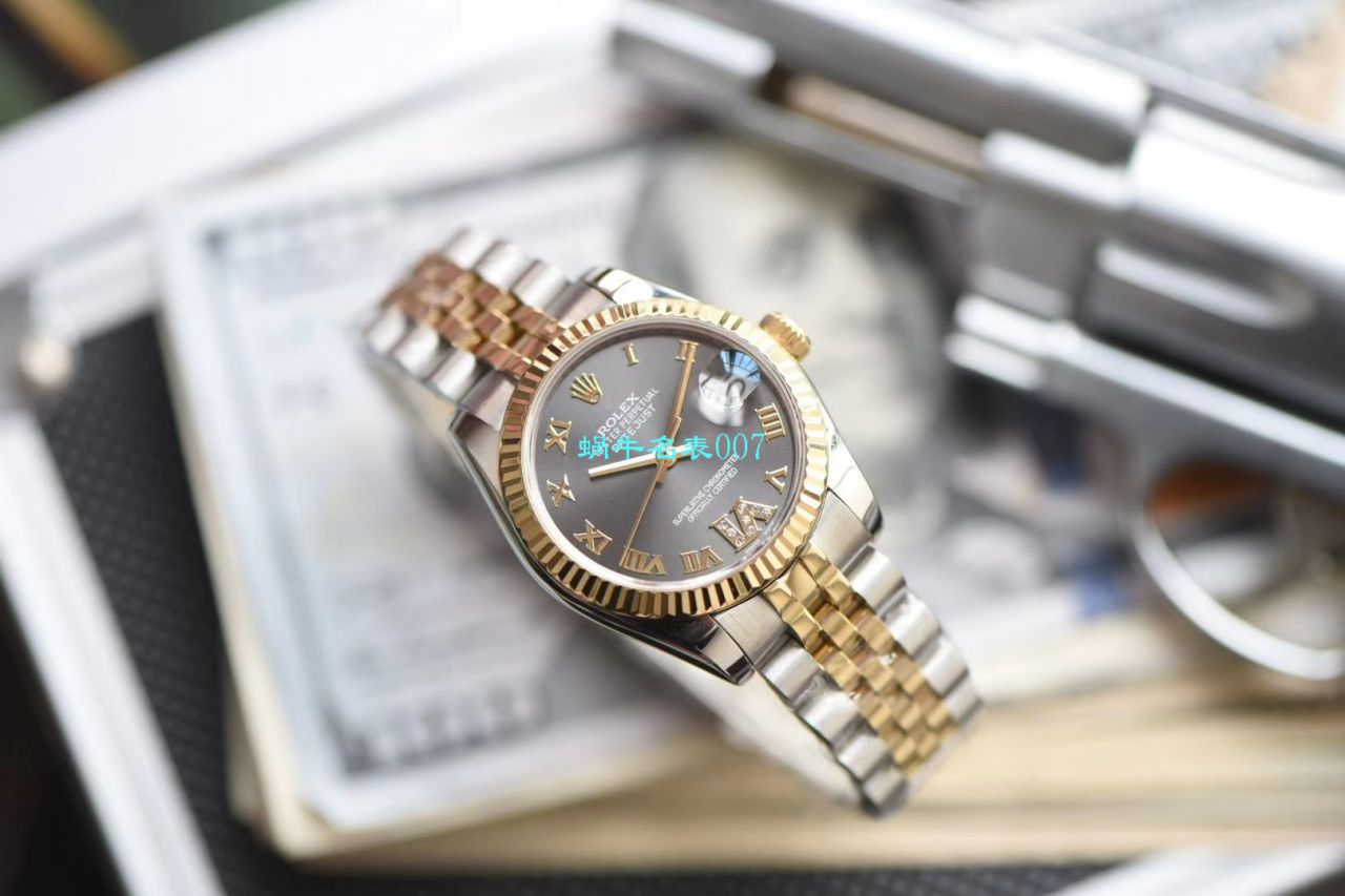 台湾厂超A高精仿劳力士日志型31毫米女装系列m278273-0018腕表 / R531