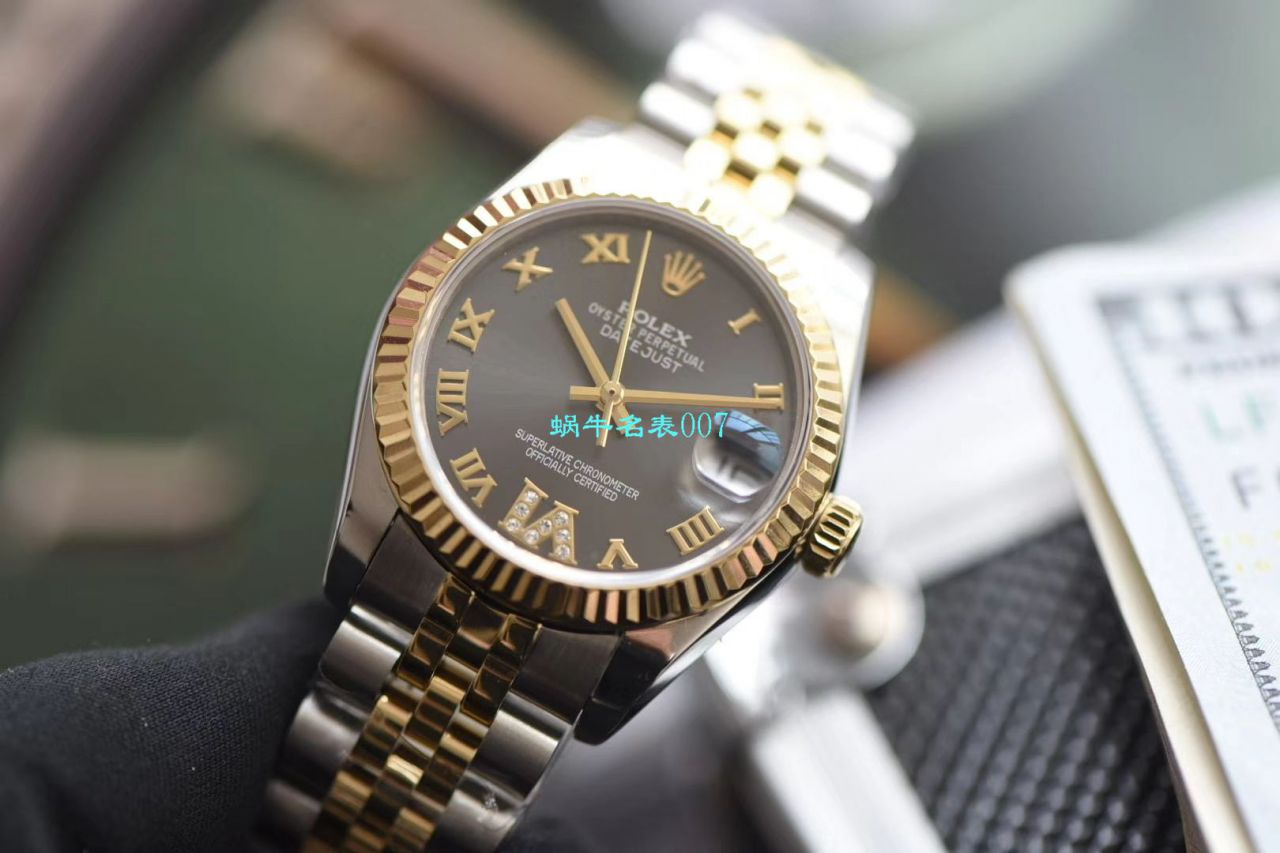 台湾厂超A高精仿劳力士日志型31毫米女装系列m278273-0018腕表 / R531