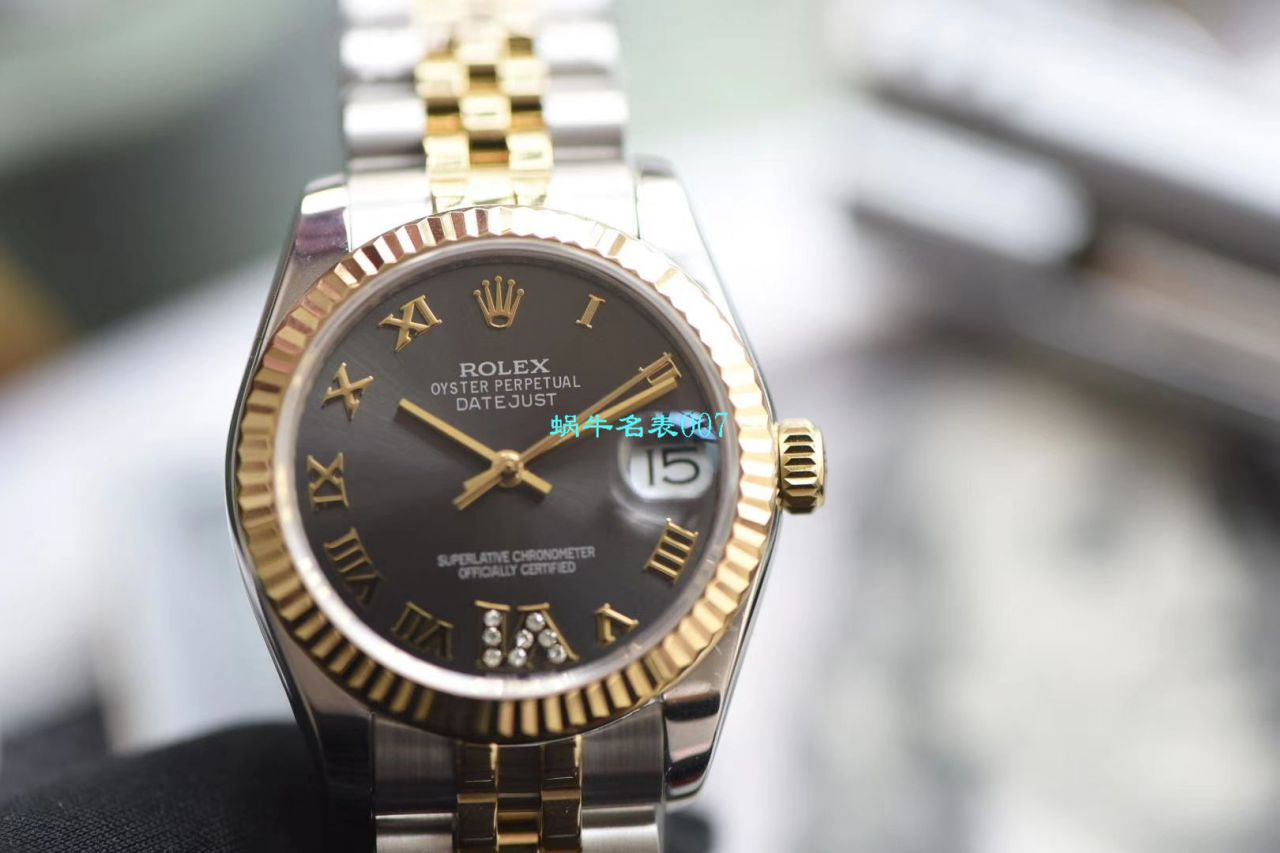 台湾厂超A高精仿劳力士日志型31毫米女装系列m278273-0018腕表 / R531