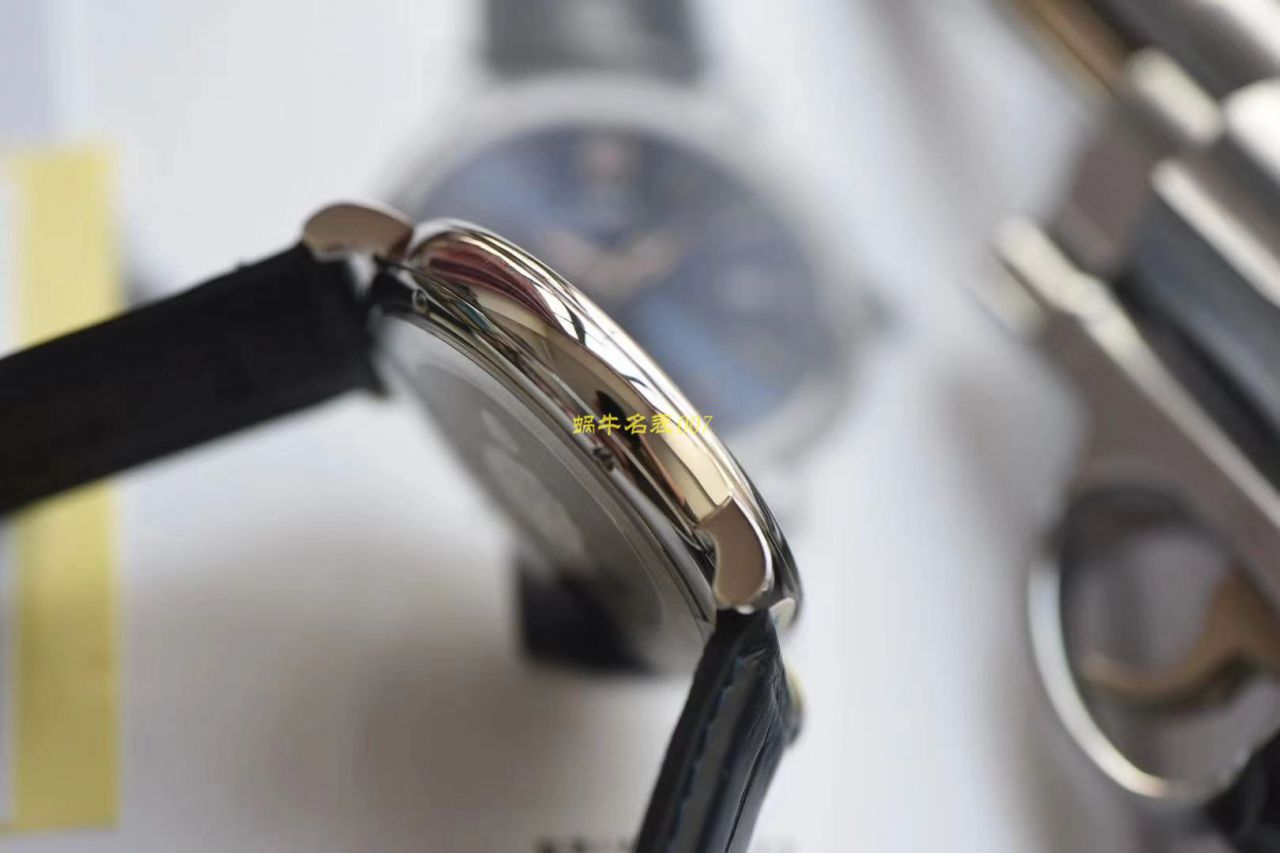  V7厂超A复刻IWC万国柏涛菲诺高仿IW356512新款蓝面波涛小镇底盖 / WG513