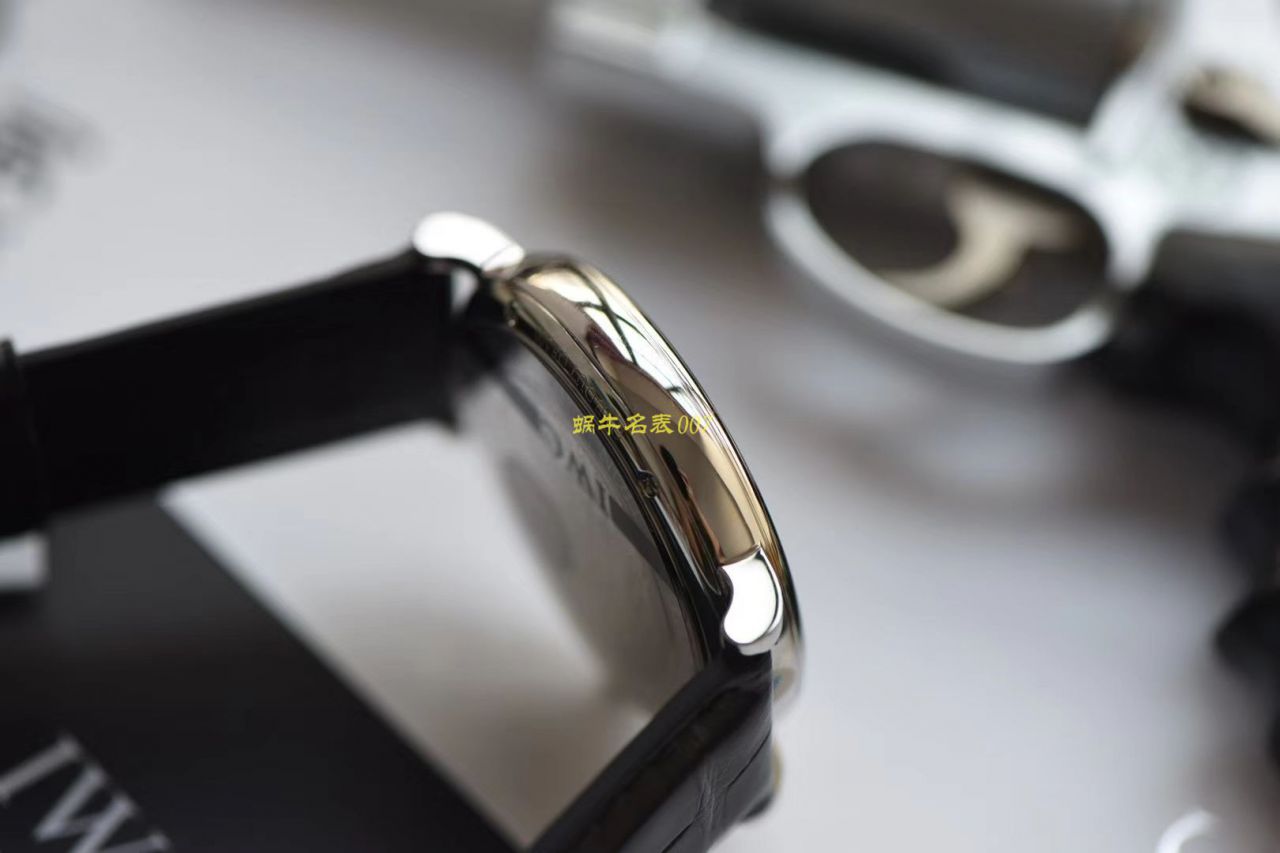 V7厂官网顶级复刻高仿万国IWC柏涛菲诺IW356522新款蓝面波涛小镇底盖玫瑰金波涛菲诺 / WG516