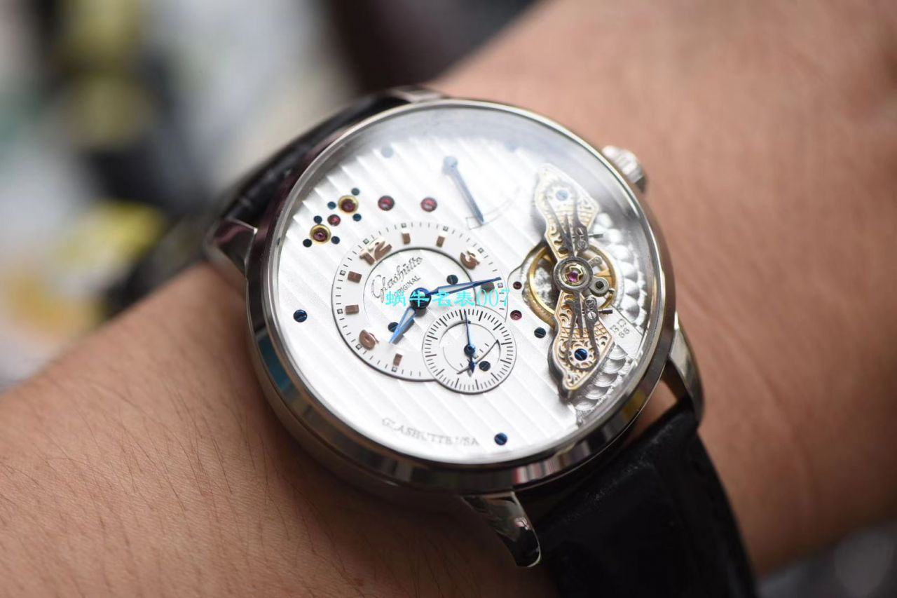 【TZ厂超A精高仿手表】格拉苏蒂原创偏心系列1-91-02-01-05-30腕表 / GLA058