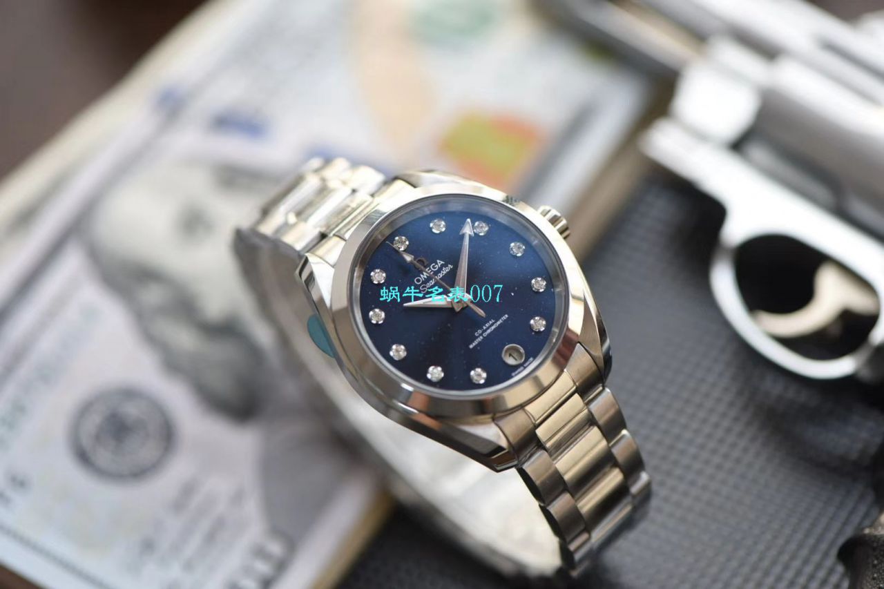 视频评测女装推荐VS厂顶级复刻高仿版本OMEGA欧米茄海马AQUA TERRA 150米新款 / M672