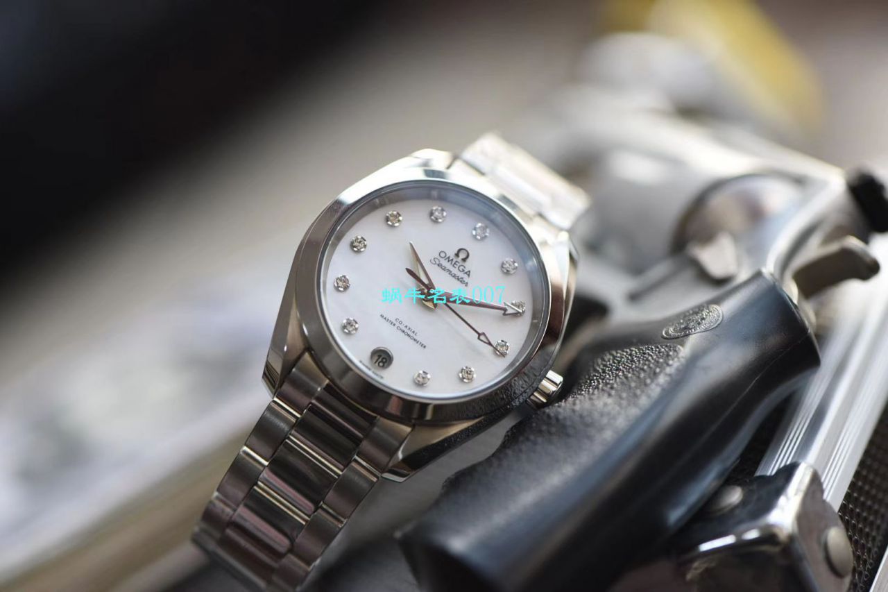 视频评测女装推荐VS厂顶级复刻高仿版本OMEGA欧米茄海马AQUA TERRA 150米新款 / M672