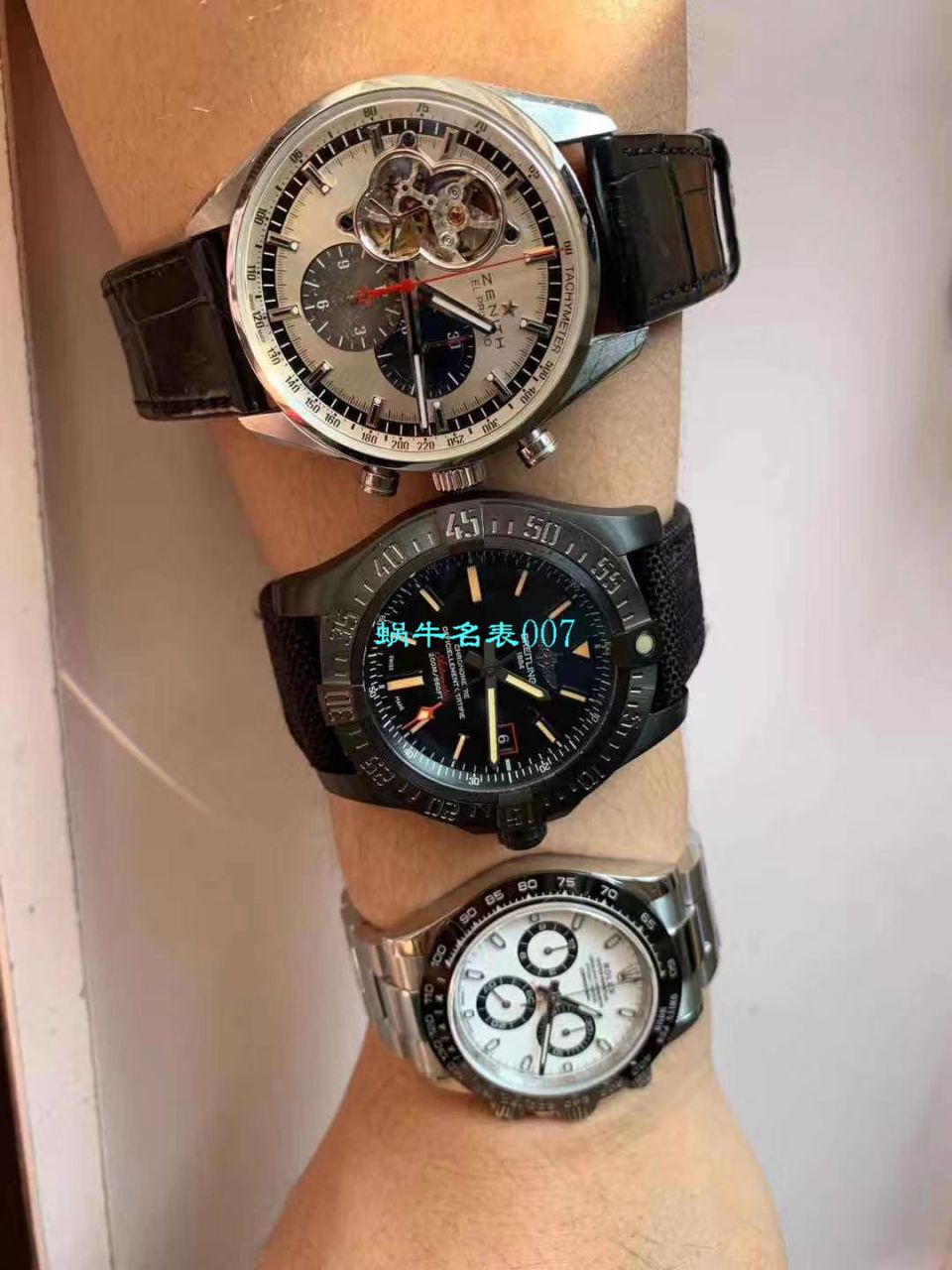 原单新款，百年灵复仇者黑鸟，44mm，原厂钛金属表壳 / BL087