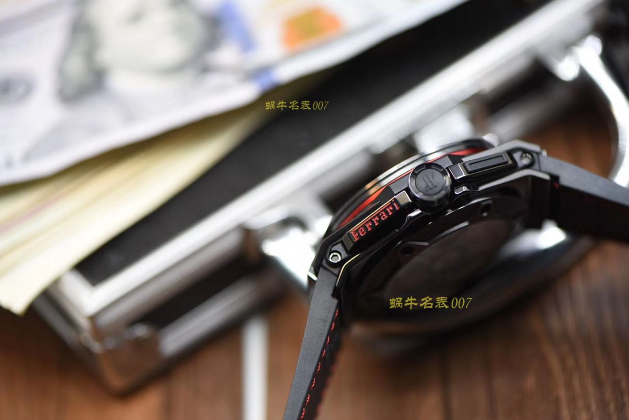 视频讲解V6厂复刻宇舶法拉利Hublot  Ferrari Ceramic F11系列401.CX.0123.VR腕表 / YB062V6