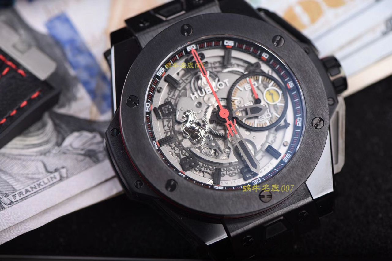 视频讲解V6厂复刻宇舶法拉利Hublot  Ferrari Ceramic F11系列401.CX.0123.VR腕表 / YB062V6