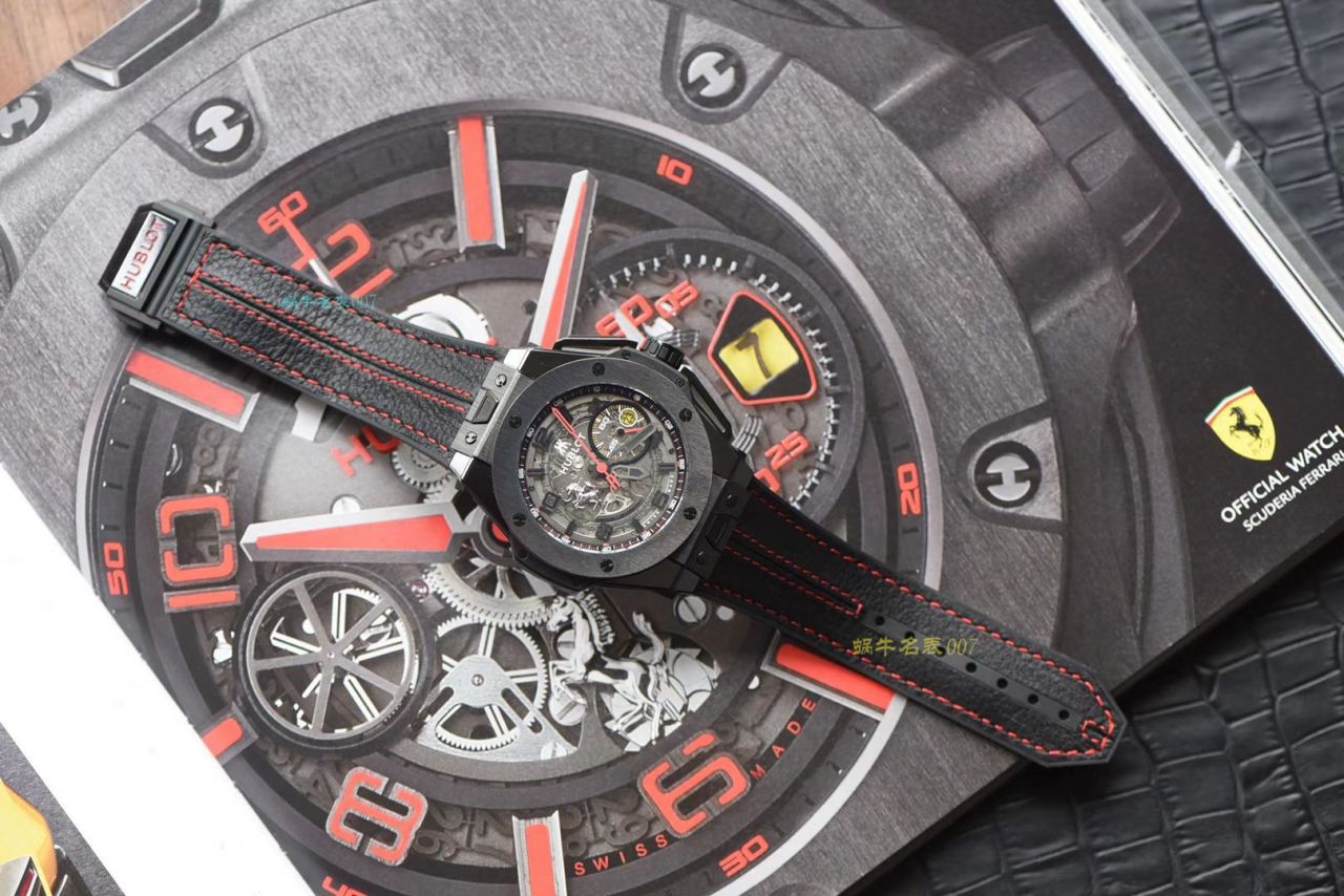 视频讲解V6厂复刻宇舶法拉利Hublot  Ferrari Ceramic F11系列401.CX.0123.VR腕表 / YB062V6