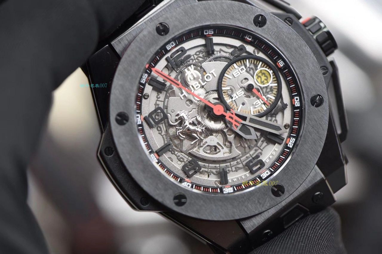 视频讲解V6厂复刻宇舶法拉利Hublot  Ferrari Ceramic F11系列401.CX.0123.VR腕表 / YB062V6