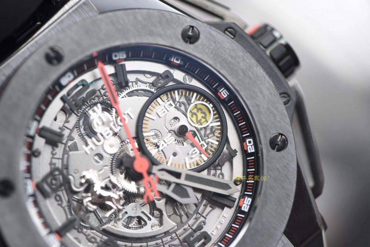视频讲解V6厂复刻宇舶法拉利Hublot  Ferrari Ceramic F11系列401.CX.0123.VR腕表 / YB062V6