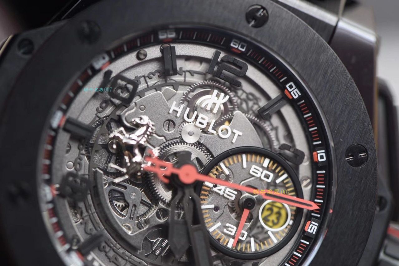 视频讲解V6厂复刻宇舶法拉利Hublot  Ferrari Ceramic F11系列401.CX.0123.VR腕表 / YB062V6