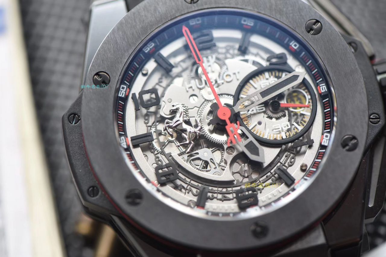 视频讲解V6厂复刻宇舶法拉利Hublot  Ferrari Ceramic F11系列401.CX.0123.VR腕表 / YB062V6