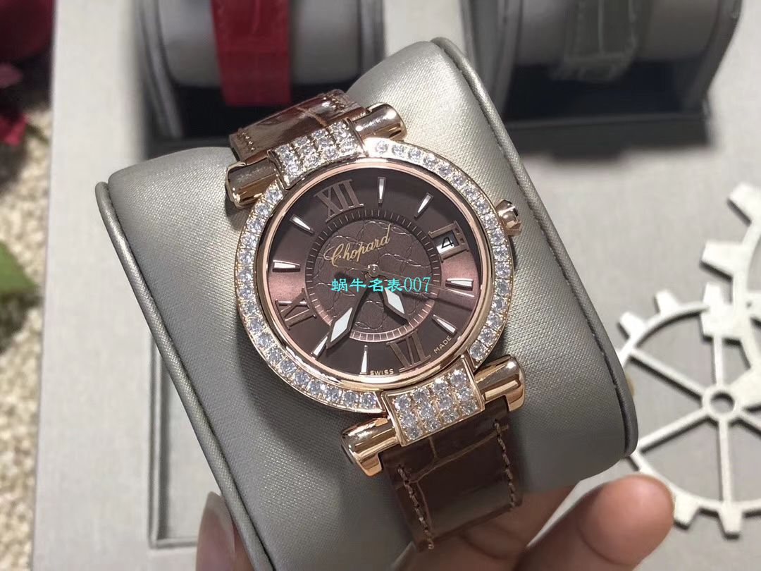 台湾厂顶级高精仿女表Chopard萧邦IMPERIALE系列384242-5006腕表 / XB058