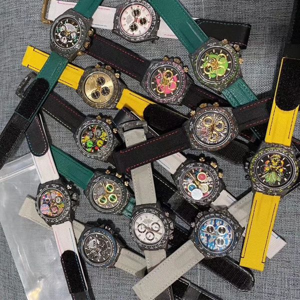 WWF厂超A复刻最新升级版Rolex劳力士碳纤维迪通拿Diw团队改造版