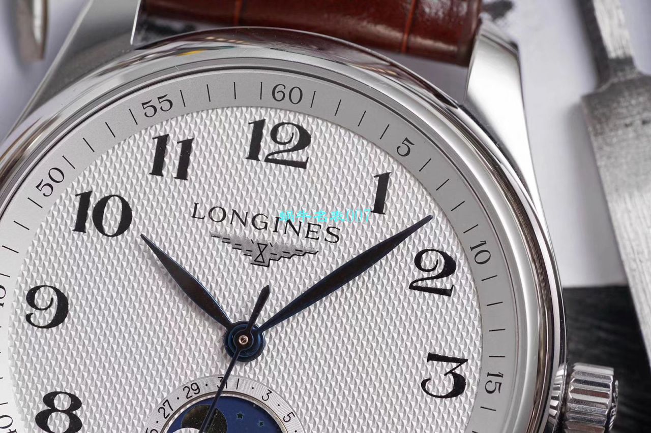 GS厂顶级复刻高仿浪琴名匠L2.909.4.78.3月相腕表 / L163