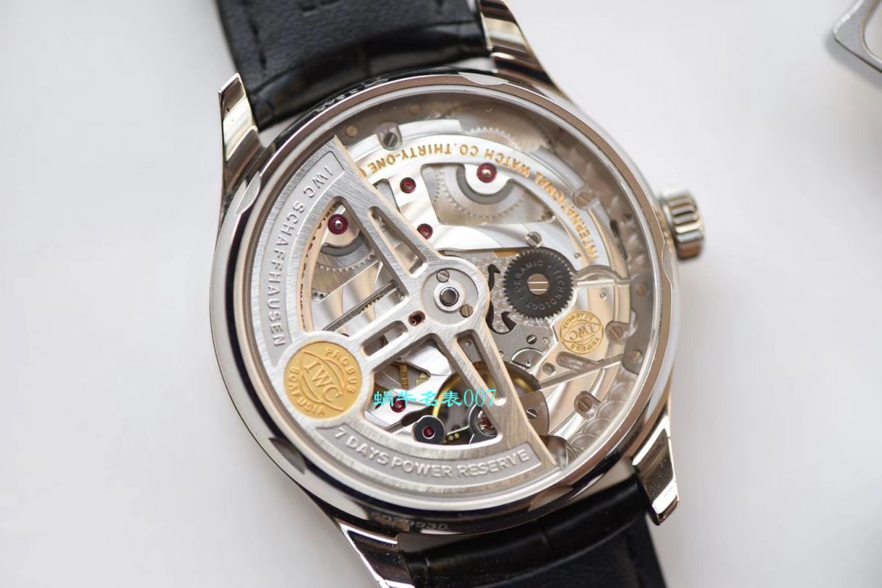 视频评测ZF厂顶级复刻高仿IWC万国葡七V5最高版本IW500705腕表 / WG517