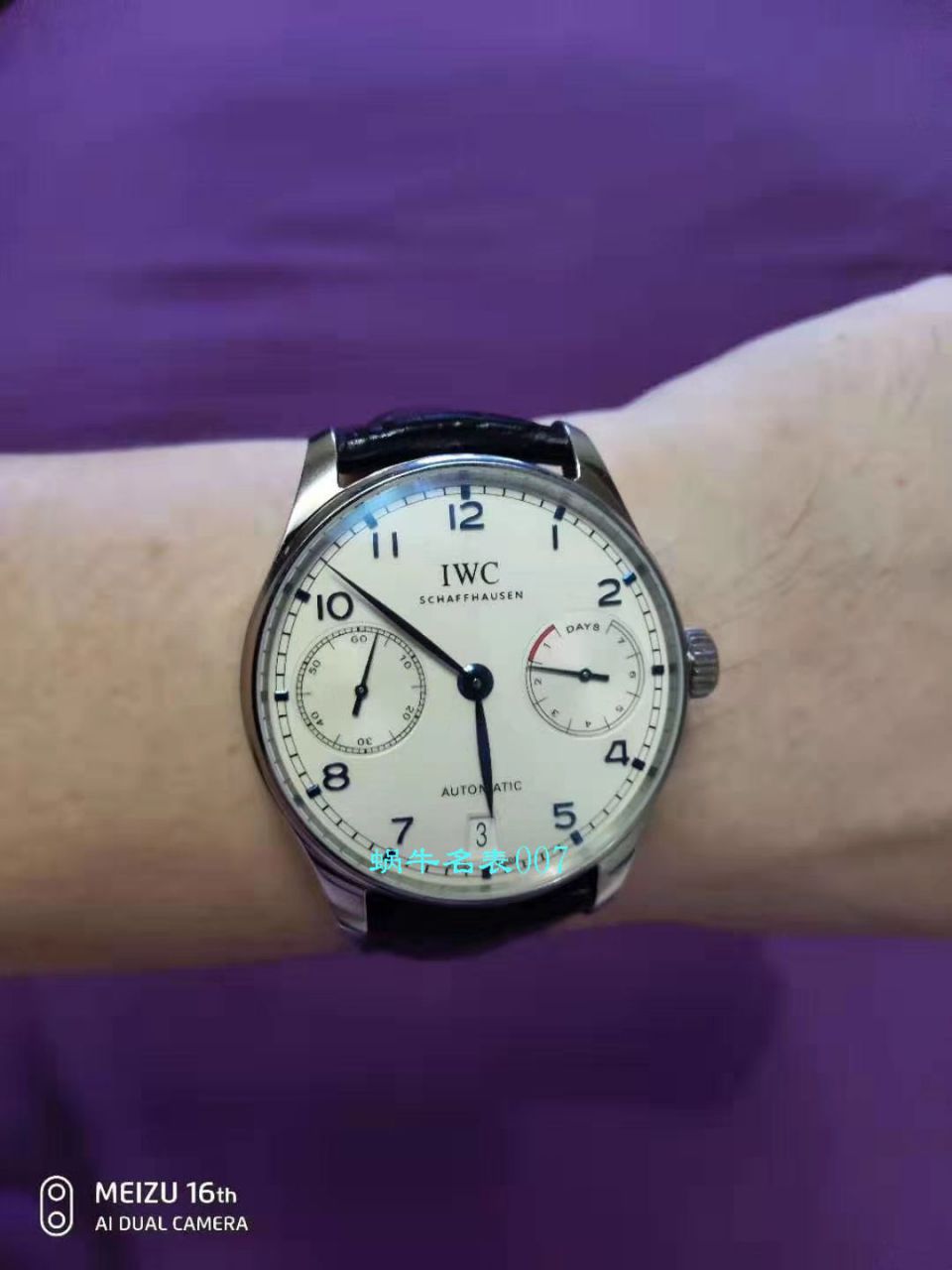 视频评测ZF厂顶级复刻高仿IWC万国葡七V5最高版本IW500705腕表 / WG517