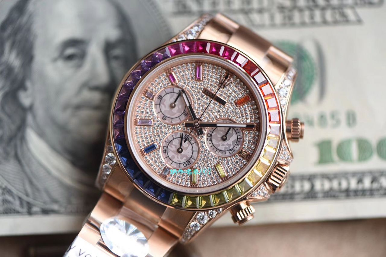 BL厂顶级复刻高仿劳力士迪通拿彩虹迪116599 RBOW,116595 RBOW,116598 RBOW腕表 / R357