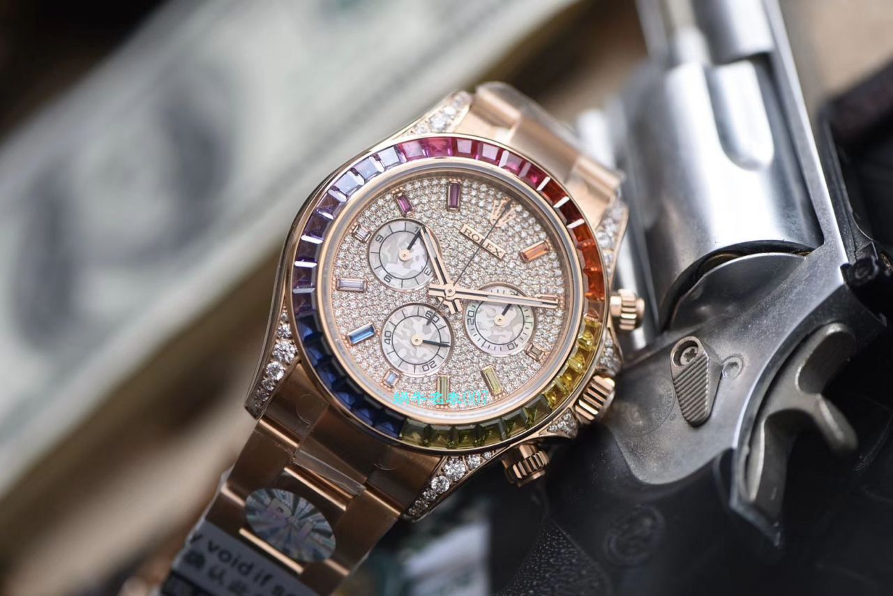 BL厂顶级复刻高仿劳力士迪通拿彩虹迪116599 RBOW,116595 RBOW,116598 RBOW腕表 / R357