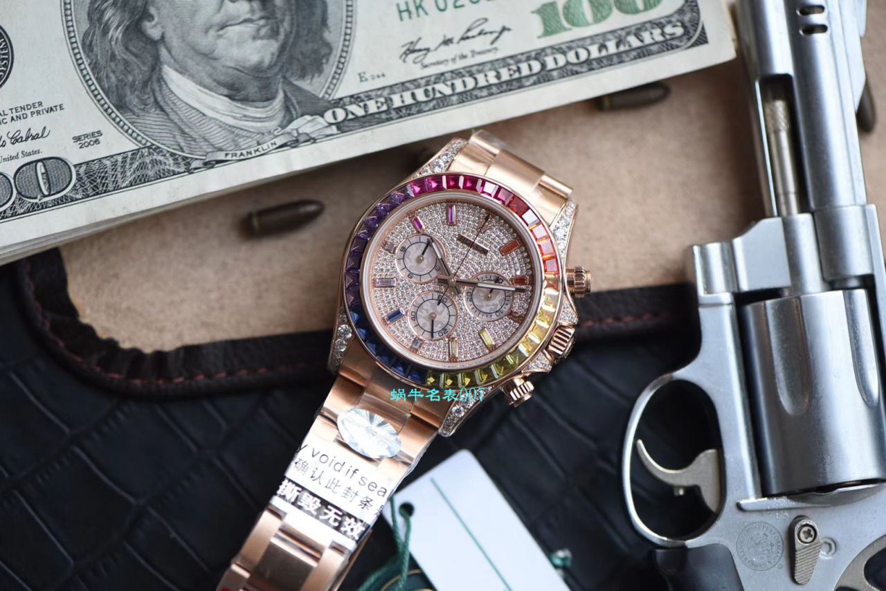BL厂顶级复刻高仿劳力士迪通拿彩虹迪116599 RBOW,116595 RBOW,116598 RBOW腕表 / R357