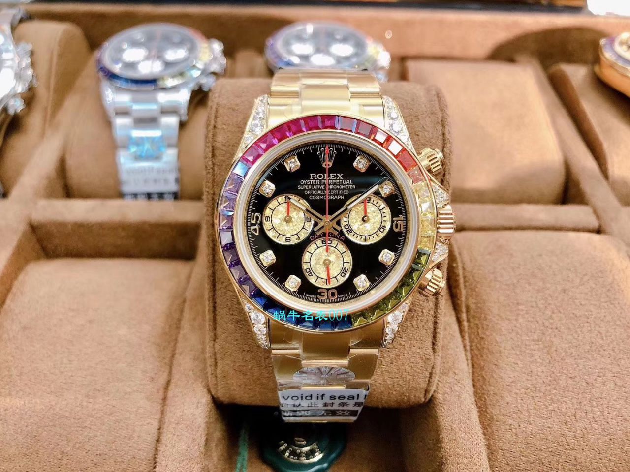 BL厂顶级复刻高仿劳力士迪通拿彩虹迪116599 RBOW,116595 RBOW,116598 RBOW腕表 / R357