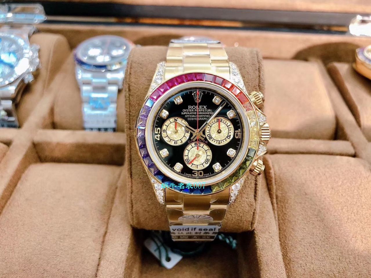 BL厂顶级复刻高仿劳力士迪通拿彩虹迪116599 RBOW,116595 RBOW,116598 RBOW腕表 / R357