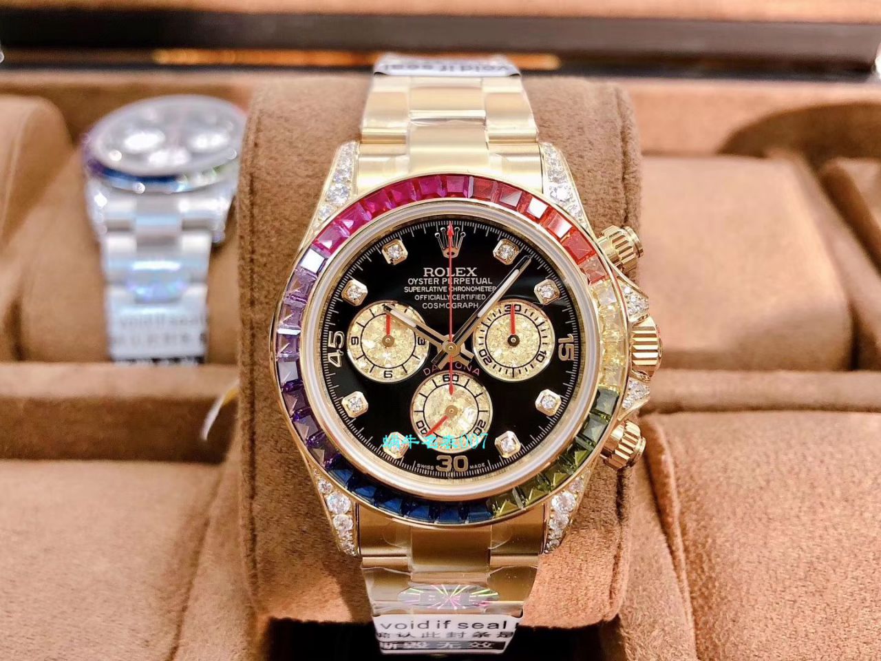 BL厂顶级复刻高仿劳力士迪通拿彩虹迪116599 RBOW,116595 RBOW,116598 RBOW腕表 / R357